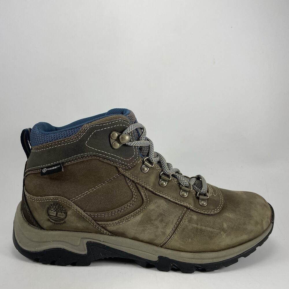Timberland Mt Maddsen Mid Waterproof Hiking Boots Womens Size 9 Brown Leather